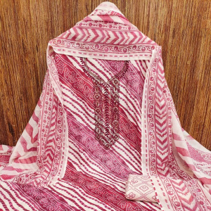 Ethnic Motifs Printed Pure Cotton Unstitched Dress Material